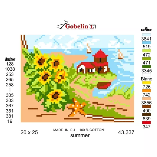 Image 1 of Gobelin-L Four Seasons - Summer Tapestry Kits