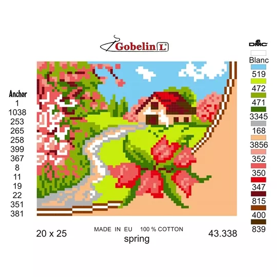 Image 1 of Gobelin-L Four Seasons - Spring Tapestry Kits