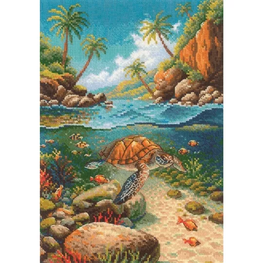 Image 1 of RIOLIS Under the Water Cross Stitch Kit