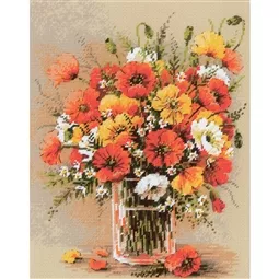 RIOLIS Field Poppies Cross Stitch Kit