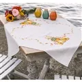 Image of Vervaco Pumpkin with Leaves Tablecloth Cross Stitch Kit