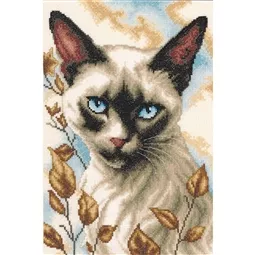 Vervaco Siamese Cat Cross Stitch Kit