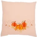 Image of Vervaco Autumn Pumpkins Cushion Embroidery Kit