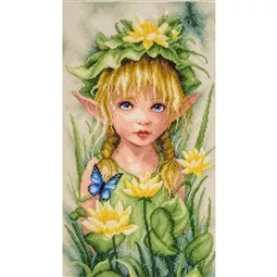 Lanarte Lily Crowned Fairy Cross Stitch Kit