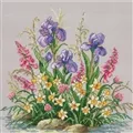 Image of VDV Alpine Irises Cross Stitch Kit
