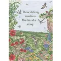Image of Bothy Threads Rewild and Sing Cross Stitch Kit