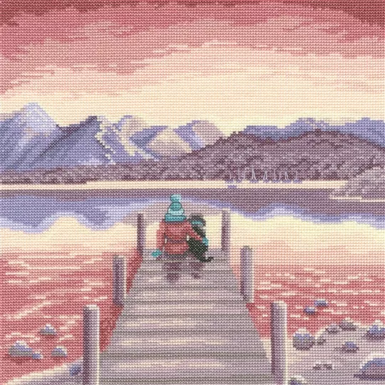 Bothy Threads A Pawfect Place by the Water Cross Stitch Kit