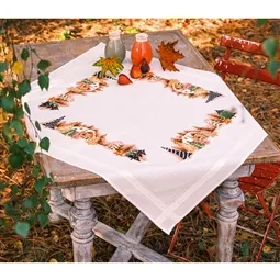 Winter Village Tablecloth
