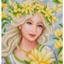 Lanarte Blossom Cross Stitch Kit