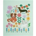 Image of DMC Dogs in the Garden Cross Stitch Kit