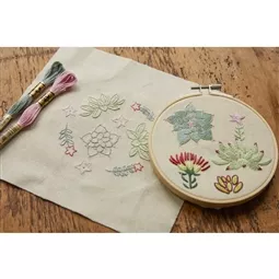 DMC Serene Succulents Duo Embroidery Kit