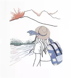 DMC Backpacker Embroidery Kit