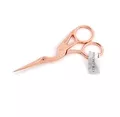Image of Milward Rose Gold Stork Embroidery Scissors
