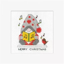 Heritage Gonk Christmas Carol Card Cross Stitch Kit