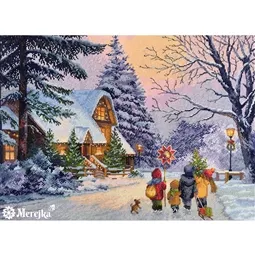 Merejka Carol of the Bells Christmas Cross Stitch Kit