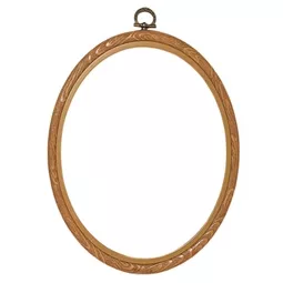 Vervaco Wood Effect Oval Flexi Hoop 12 x 17cm