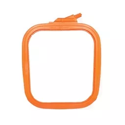Nurge Square Plastic Hoop 19.5 x 22cm - Orange