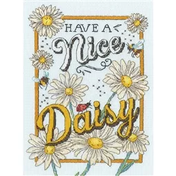 Bothy Threads Nice Daisy Cross Stitch Kit