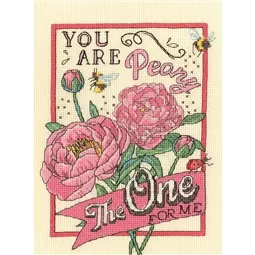 Bothy Threads Peony The One Cross Stitch Kit