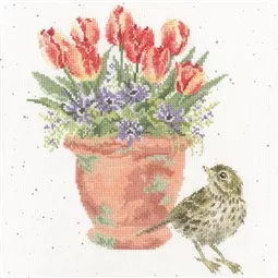 Bothy Threads The Meadow Pipit Cross Stitch Kit