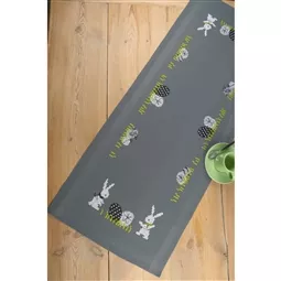 Vervaco Easter Eggs and Bunnies Runner Cross Stitch Kit