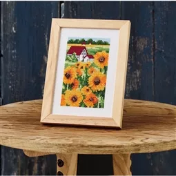 Permin Sunflowers Cross Stitch Kit