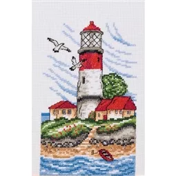 Permin Island Lighthouse Cross Stitch Kit