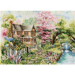 Trimits Summer View Cross Stitch Kit