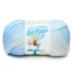 Lion Brand Yarn Ice Cream - Blueberry 100g Yarn