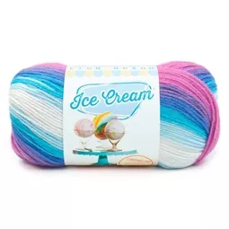 Lion Brand Yarn Ice Cream - Moon Mist 100g Yarn