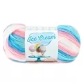 Lion Brand Yarn Ice Cream - Cake Batter 100g Yarn