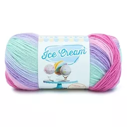 Lion Brand Yarn Ice Cream - Ube 100g Yarn