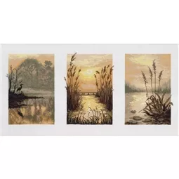 VDV Morning Haze Triptych Cross Stitch Kit