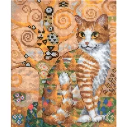 RIOLIS Golden Cat Cross Stitch Kit
