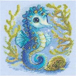 Aine Baby Sea Horse Cross Stitch Kit
