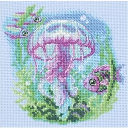 Aine Baby Jellyfish Cross Stitch Kit