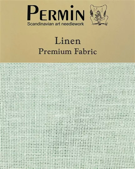 Permin 28 Count Linen - Star Sapphire Fabric