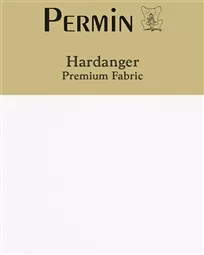 Permin 22 Count Handanger - White Fabric