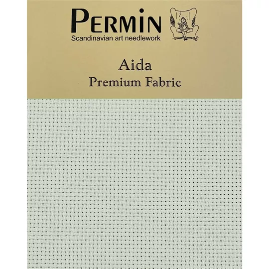 Permin 16 Count Aida - Artichoke Fabric