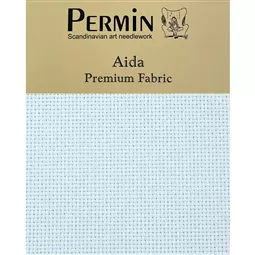 Permin 16 Count Aida - Icelandic Blue
