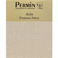 Permin 14 Count Aida - Almond Fabric