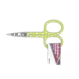 Permin Lime Polka Dot Scissors
