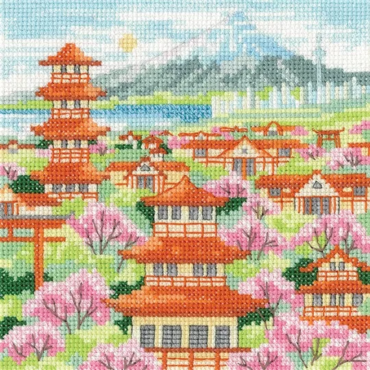 Heritage Impressions of Japan Cross Stitch Kit