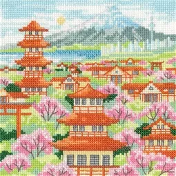 Heritage Impressions of Japan Cross Stitch Kit