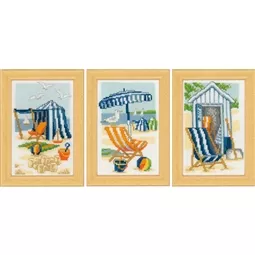 Vervaco Sun and Sea Miniatures Cross Stitch Kit