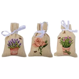 Vervaco Lavender and Rose Bags Cross Stitch Kit