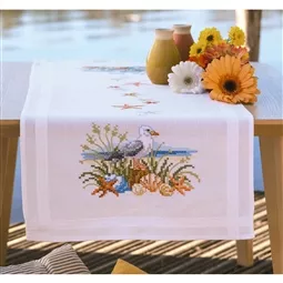 Vervaco Ocean Breeze Runner Cross Stitch Kit