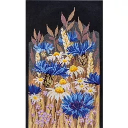 Vervaco Cornflowers Cross Stitch Kit