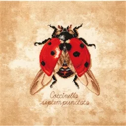 Lanarte Coccinella Septempunctata Cross Stitch Kit