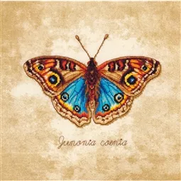 Lanarte Junonia Coenia Cross Stitch Kit